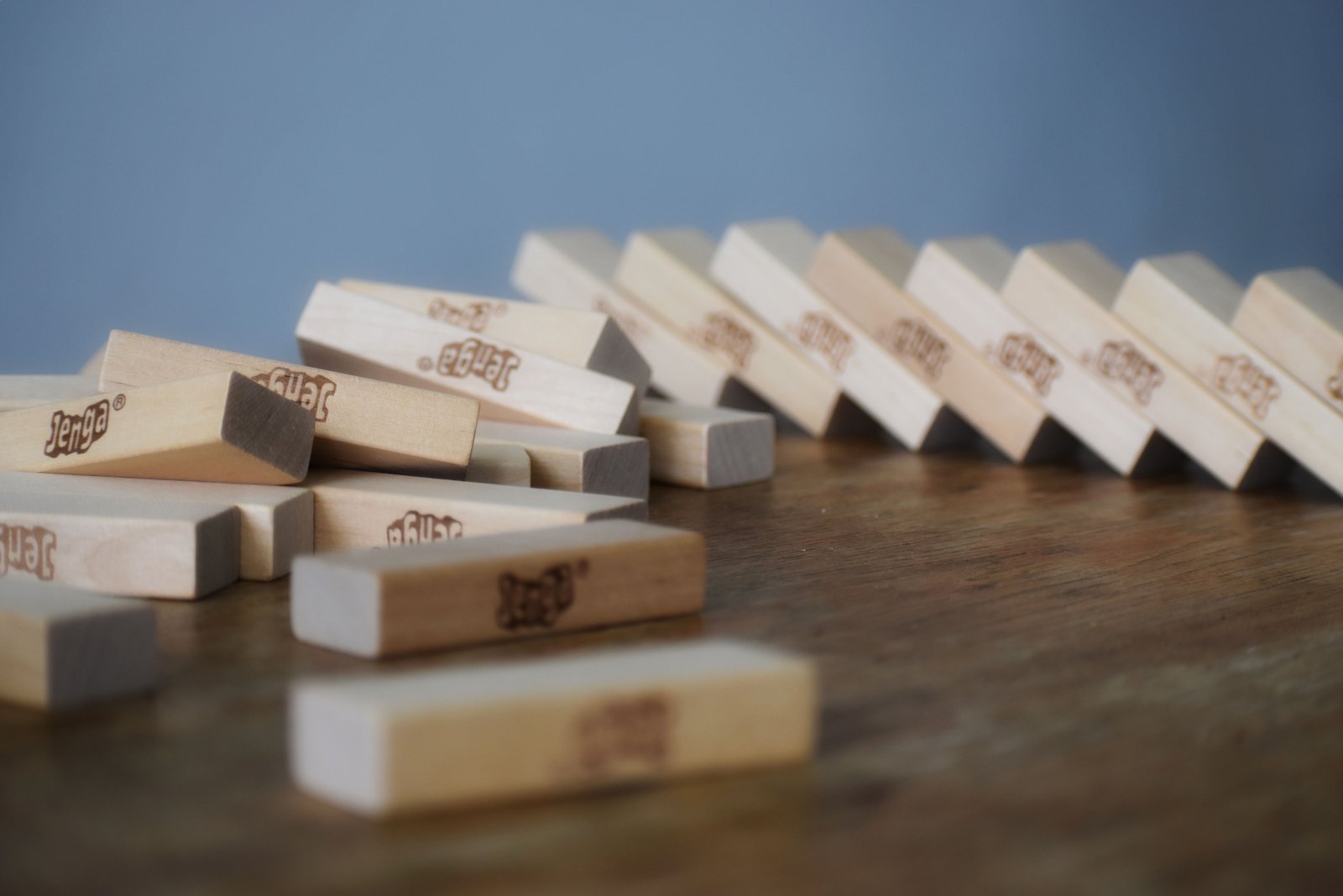 Wooden stacking game blocks